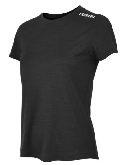 Fusion Womens C3 T-shirt Sort